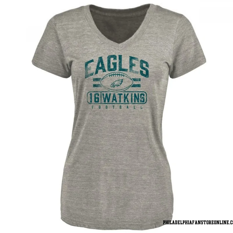 Quez Watkins Midnight Name & Number Game Day V-Neck T-Shirt - Green -  Tshirtsedge